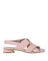 Bruglia Woman Sandals Light Pink Size 11 Soft Leather