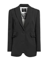 Cristinaeffe Woman Blazer Black Size 4 Polyester, Elastane