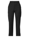 N°21 Woman Pants Black Size 4 Polyester, Wool, Elastane