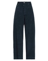 Federico Cina Woman Pants Midnight Blue Size 14 Cotton In Blue