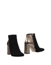 Cafènoir Woman Ankle Boots Black Size 6 Leather In Black