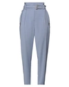 Elisabetta Franchi Woman Pants Pastel Blue Size 4 Viscose, Virgin Wool, Elastane