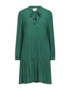 Honorine Woman Mini Dress Green Size M Viscose, Rayon