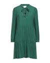 Honorine Woman Mini Dress Green Size M Viscose, Rayon In Green