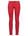 Lexy Scott Woman Pants Red Size 4 Cotton, Elastane In Red