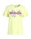 Moschino Woman T-shirt Yellow Size L Cotton
