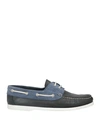 At.p.co At. P.co Man Loafers Midnight Blue Size 10 Soft Leather