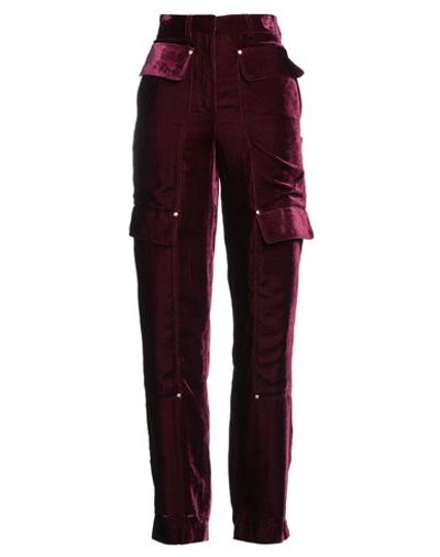 Stella Mccartney Woman Pants Deep Purple Size 6-8 Viscose, Cupro