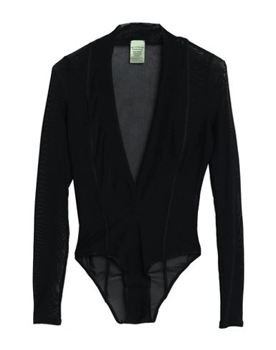 Not After Ten Woman T-shirt Black Size Xs Polyamide, Elastane In Black