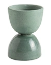 CCONTINUA CCONTINUA VERY SIMPLE EGGCUP/CANDLEHOLDER VASE SAGE GREEN SIZE - CLAY