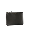 Comme Des Garçons Woman Pouch Black Size - Bovine Leather