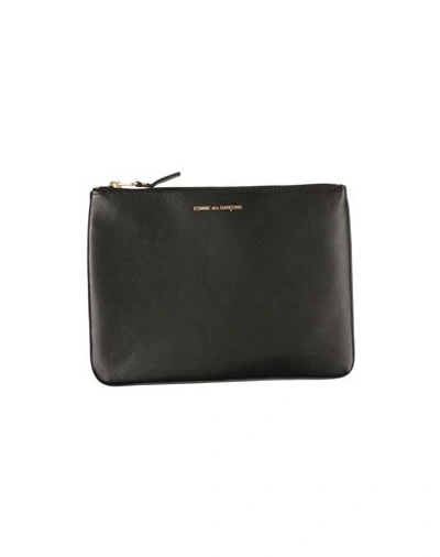 Comme Des Garçons Woman Pouch Black Size - Bovine Leather