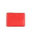 Comme Des Garçons Woman Pouch Red Size - Bovine Leather In Red