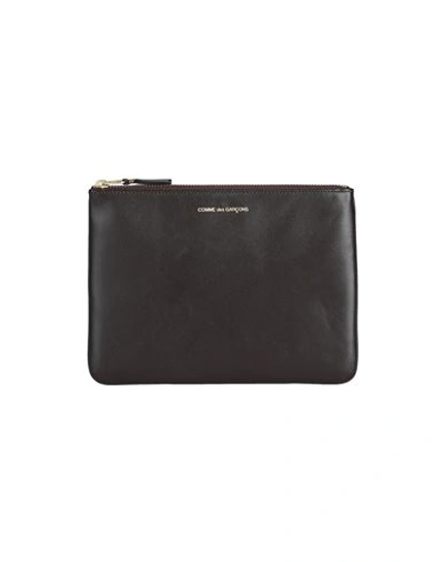 Comme Des Garçons Woman Pouch Dark Brown Size - Bovine Leather