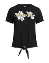 Moschino Woman T-shirt Black Size Xl Cotton In Black