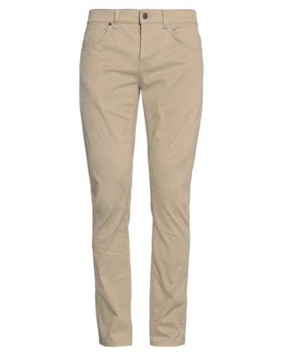 Dondup Man Pants Military Green Size 30 Cotton, Cashmere, Elastane