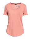 Atm Anthony Thomas Melillo Woman T-shirt Salmon Pink Size S Cotton