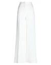 Max Mara Woman Pants Ivory Size 10 Linen In White