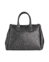 Gum Design Woman Handbag Black Size - Pvc - Polyvinyl Chloride In Black