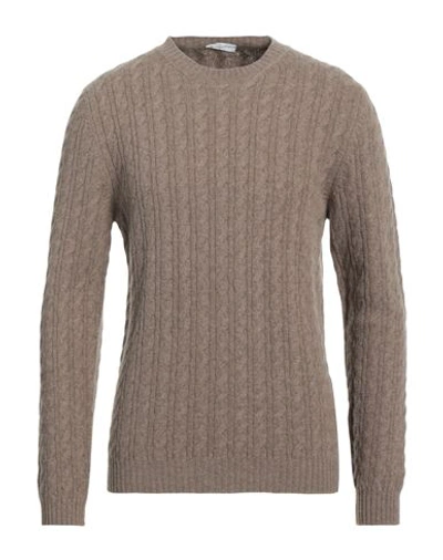 Boglioli Man Sweater Khaki Size M Wool, Cashmere In Beige