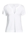 Daniele Fiesoli Woman Sweater White Size 3 Linen, Elastane