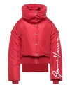 VERSACE VERSACE WOMAN PUFFER RED SIZE 4 POLYESTER