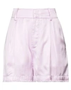 N°21 Woman Shorts & Bermuda Shorts Lilac Size 8 Viscose In Purple