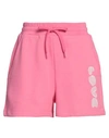 Love Moschino Woman Shorts & Bermuda Shorts Pink Size 4 Cotton, Elastane