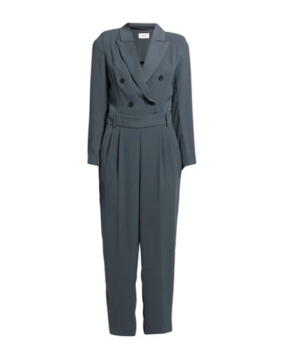 Vicolo Woman Jumpsuit Grey Size M Polyester