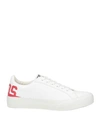 Gcds Man Sneakers White Size 7 Textile Fibers In White
