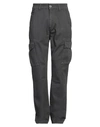 Alpha Industries Man Pants Lead Size 38 Cotton In Grey