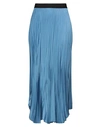 Frase Francesca Severi Woman Long Skirt Pastel Blue Size 8 Polyester