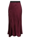 Frase Francesca Severi Woman Long Skirt Garnet Size 10 Polyester In Red