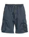 Shoe® Shoe Man Shorts & Bermuda Shorts Navy Blue Size Xl Cotton, Elastane