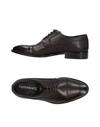 Cafènoir Man Lace-up Shoes Dark Brown Size 7 Leather