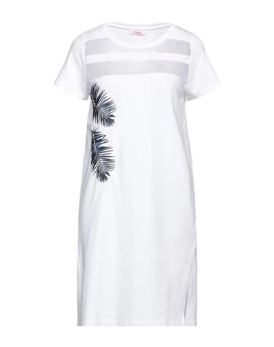 Blugirl Blumarine Blugirl Woman Mini Dress White Size 6 Cotton, Elastane, Polyester