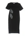 Blugirl Blumarine Woman Mini Dress Black Size 6 Cotton, Elastane, Polyester