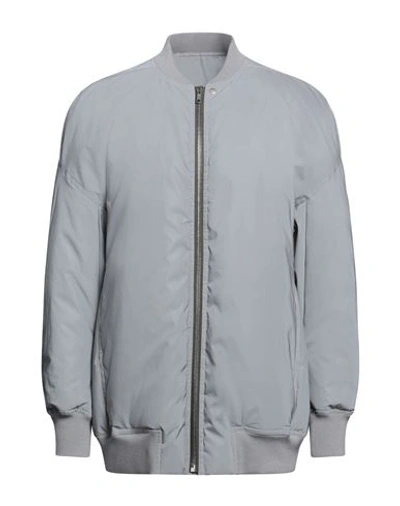 Rick Owens Man Jacket Light Grey Size 42 Fiberglass, Polyester, Polyurethane, Virgin Wool