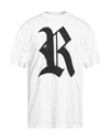 RAF SIMONS RAF SIMONS MAN T-SHIRT WHITE SIZE M COTTON