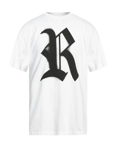 Raf Simons T-shirts And Polos White In Black