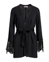 Twinset Woman Cardigan Black Size L Cotton, Polyamide