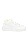 MSGM MSGM WOMAN SNEAKERS WHITE SIZE 8 SOFT LEATHER