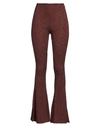 16arlington Woman Pants Brick Red Size 12 Polyester, Rayon, Elastane