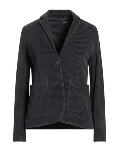 Majestic Filatures Woman Suit Jacket Lead Size 1 Cotton In Grey