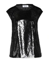 Frase Francesca Severi Woman Top Black Size 6 Polyester