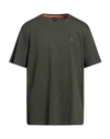 Hugo Boss Boss Man T-shirt Military Green Size 3xl Cotton