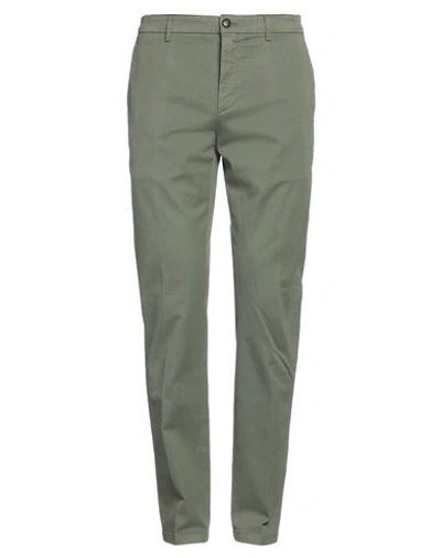 Department 5 Man Pants Military Green Size 34 Cotton, Elastane