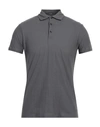 Kangra Man Polo Shirt Lead Size 40 Cotton In Grey
