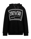 Versace Jeans Couture Man Sweatshirt Black Size Xs Cotton