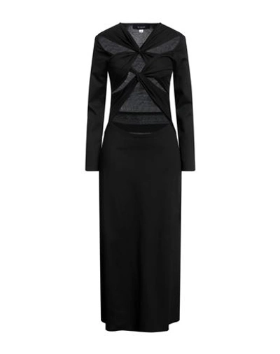 Sid Neigum Woman Maxi Dress Black Size Xs Viscose, Polyamide, Elastane